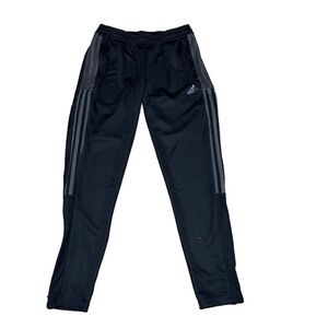 Adidas Jogging Women’s Aeroready Black Gray Stripe Pants (Sz S)